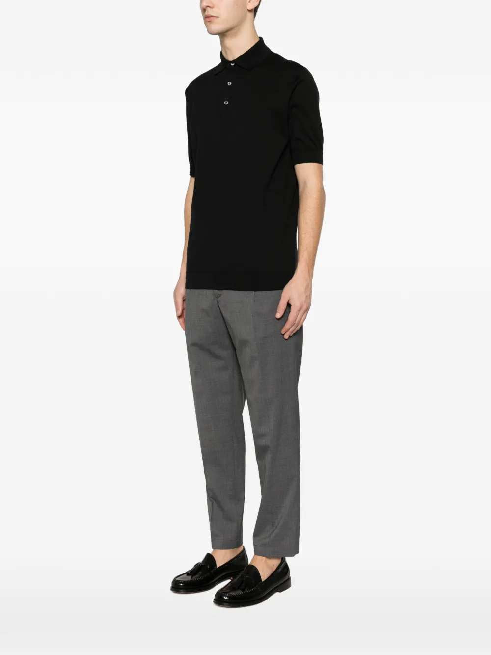 Lardini POLO - Nero | ddb9ff692a1d6171606eb6bb289d929cdee79c4b