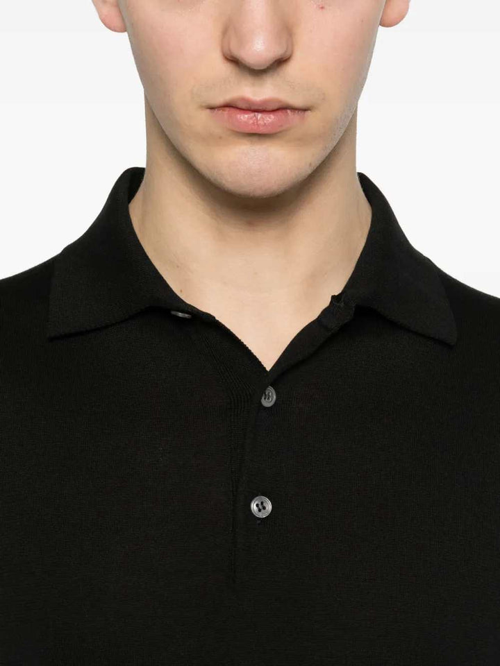 Lardini POLO - Nero | 334f1d96684e7f7cded1f36530312efcf0a4c562