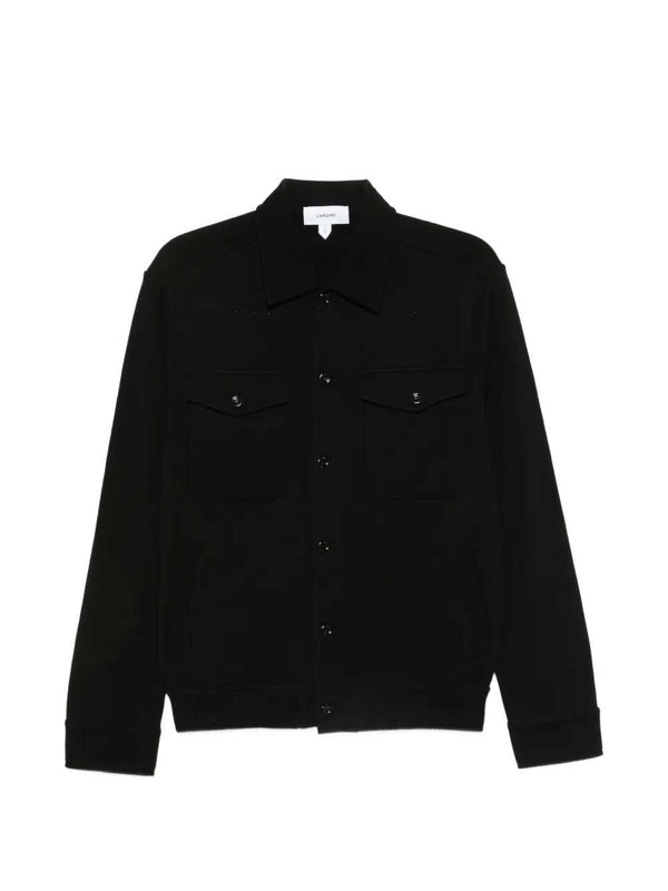 Cardigan Con Bottoni E Tasche A Patta