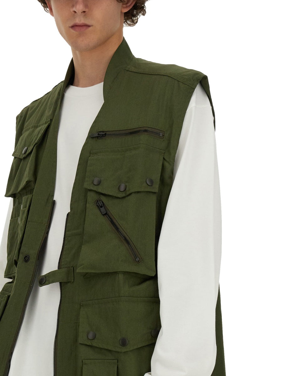 Needles Gilet - Verde | Wanan Luxury