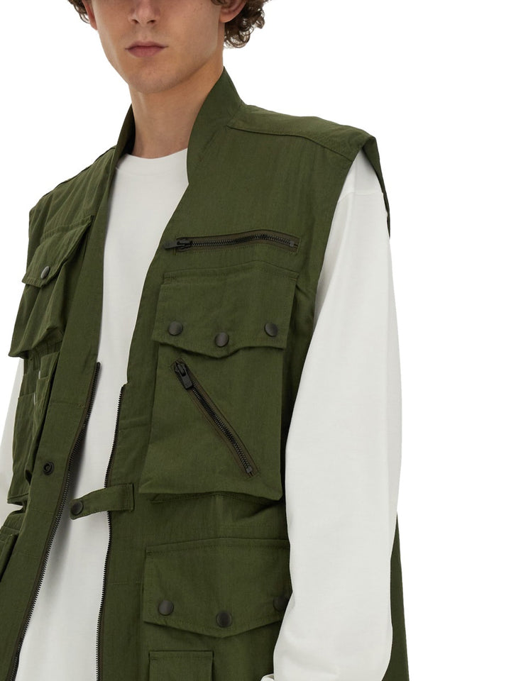 Needles Gilet - Verde | Wanan Luxury