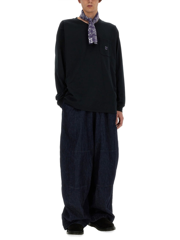 Needles T shirt - Nero | Wanan Luxury