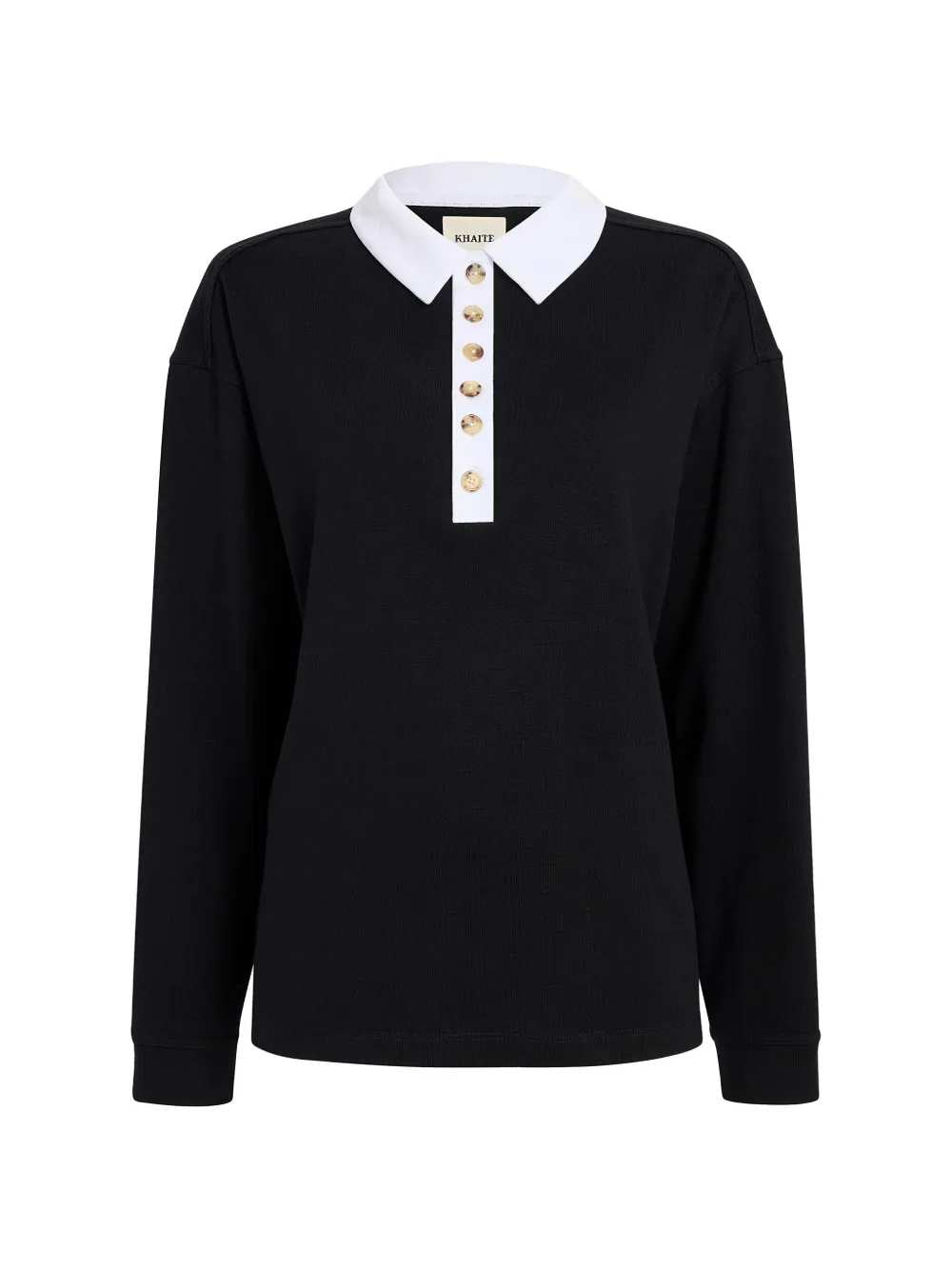Khaite POLO - Nero | 957b42445820d5d2ef64f4dfd0db19b4d114bf90