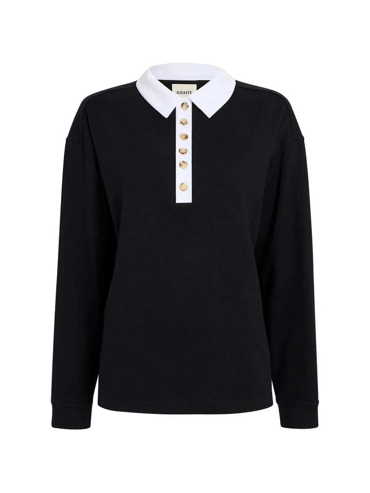 Khaite POLO - Nero | 957b42445820d5d2ef64f4dfd0db19b4d114bf90