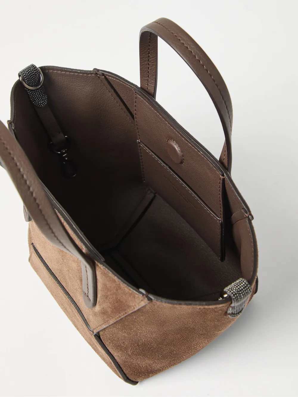 Brunello Cucinelli Handbag - Marrone | 3f01cfdc0f8457d15e890fc2d81d25e60685eeb5