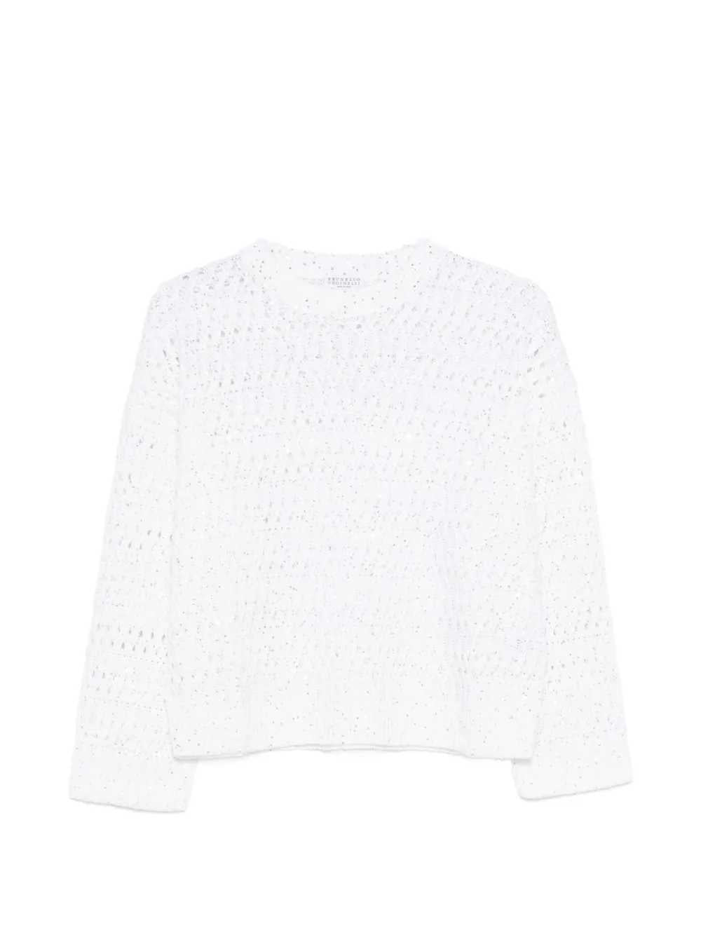 Brunello Cucinelli SWEATER - Bianco | fe36de86ec775a78367a9f0f5d96839de3e64caf
