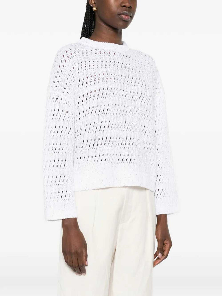 Brunello Cucinelli SWEATER - Bianco | dcf2d60a08e1e6ec8beed86f605676f0ea5279ef