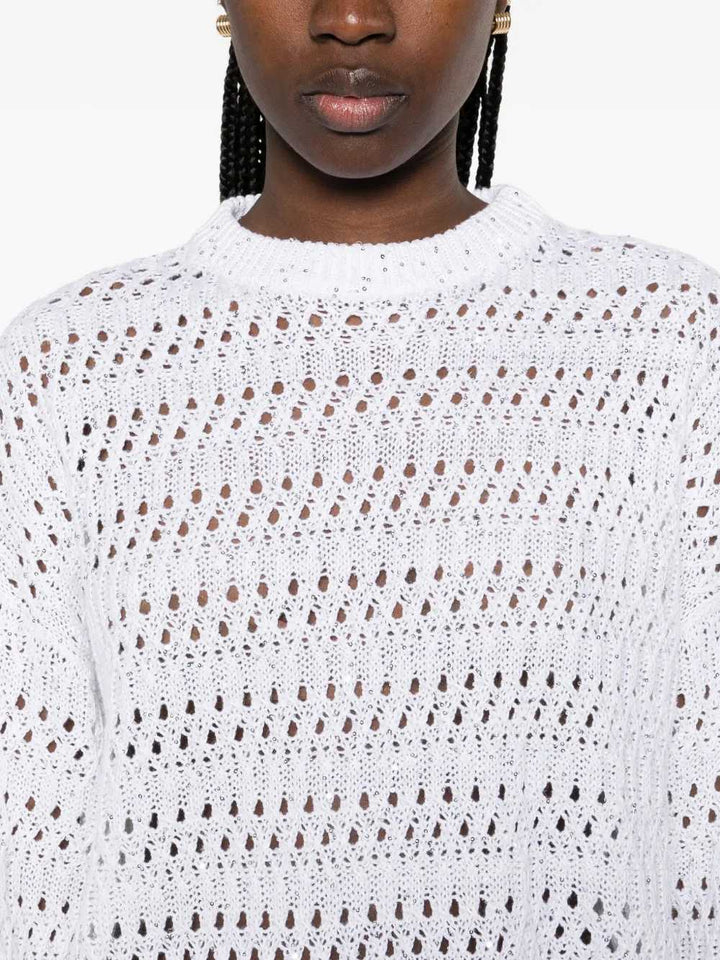 Brunello Cucinelli SWEATER - Bianco | be8f422c42ea9f1210971807f149efe47f379bb1