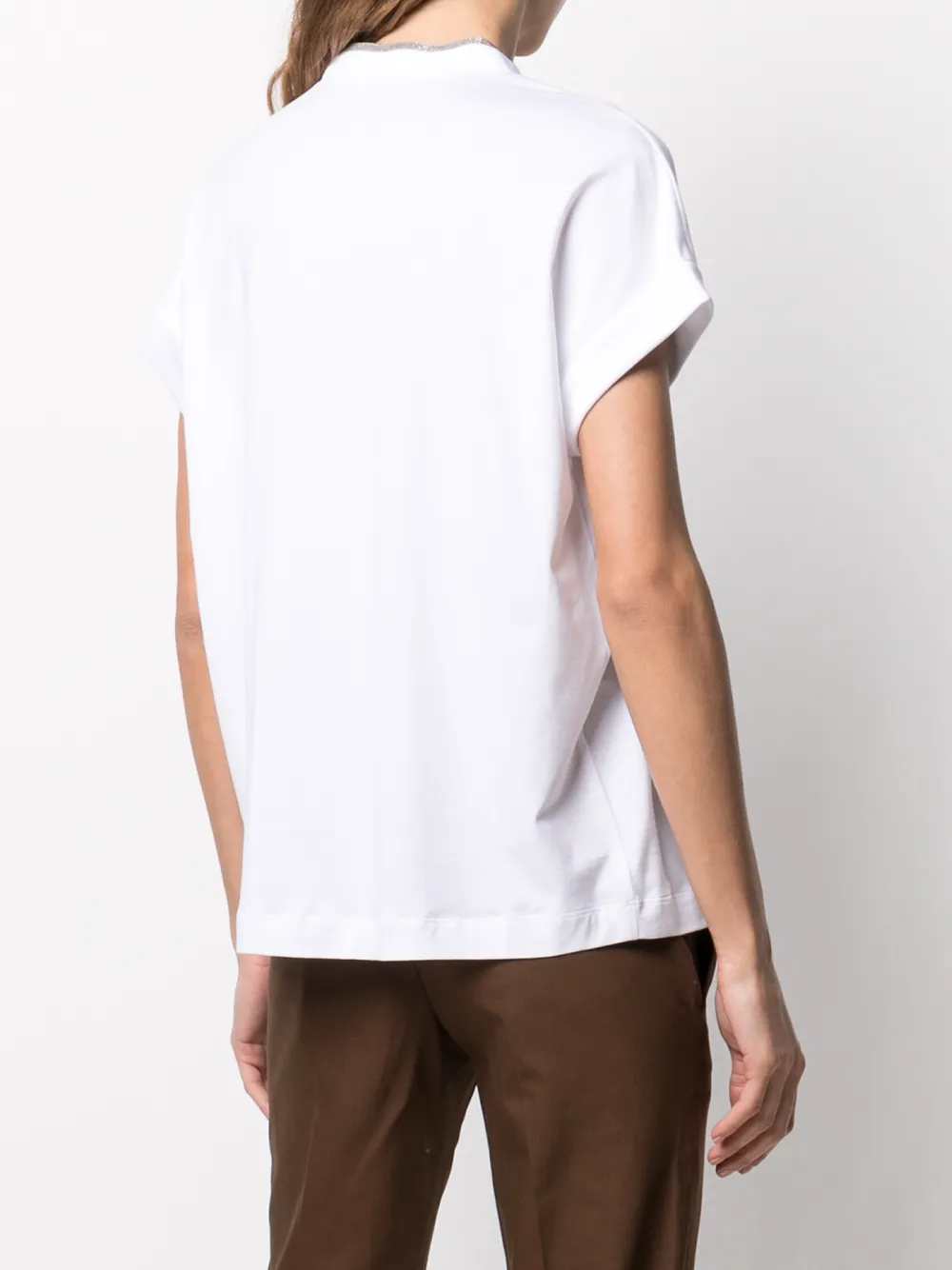 Brunello Cucinelli T-shirts - Bianco | 992b0174f56a7427fca289bfc13d370bceece627
