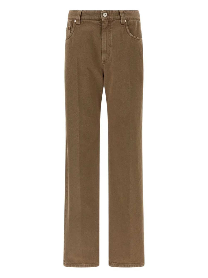 Brunello Cucinelli PANTS - Marrone | 8bab63a0b74d329dca259ed47d003b4046db2f77