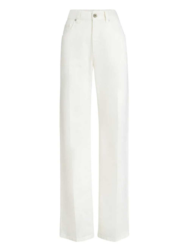 Brunello Cucinelli PANTS - Bianco | 872cee8f332ace1f26a89c1f2be93813e865a6da