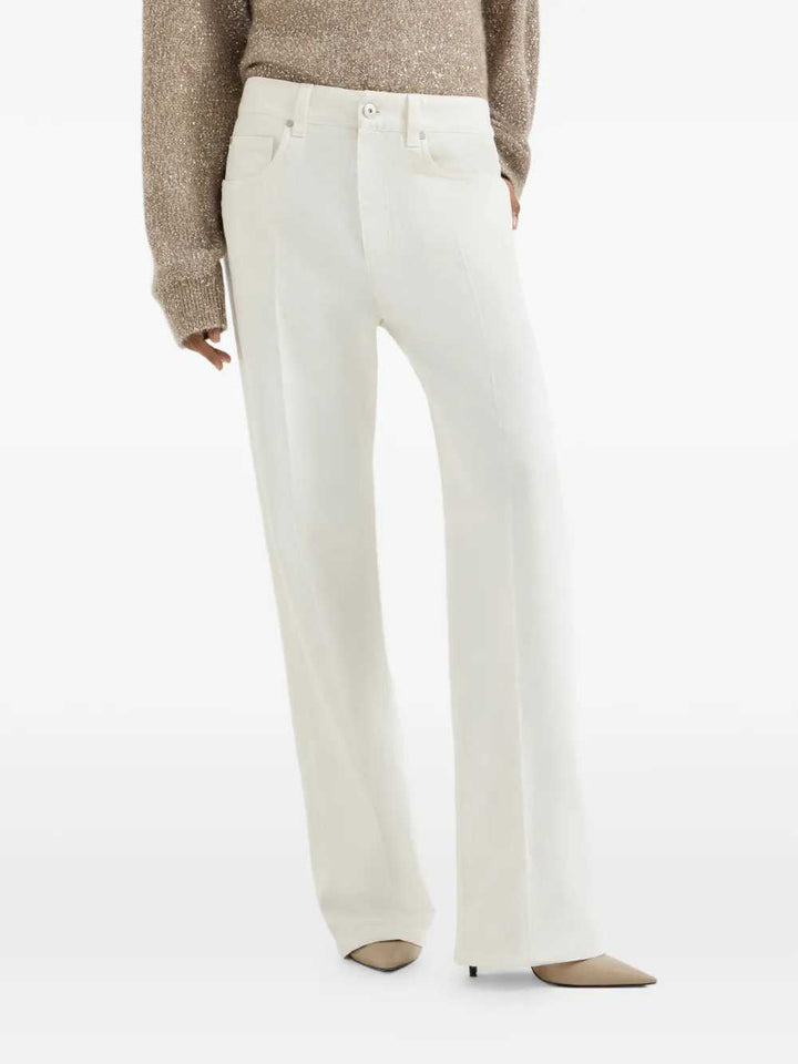 Brunello Cucinelli PANTS - Bianco | 9c1c845ea6a39237503a633f0175f4bbfc64edd7