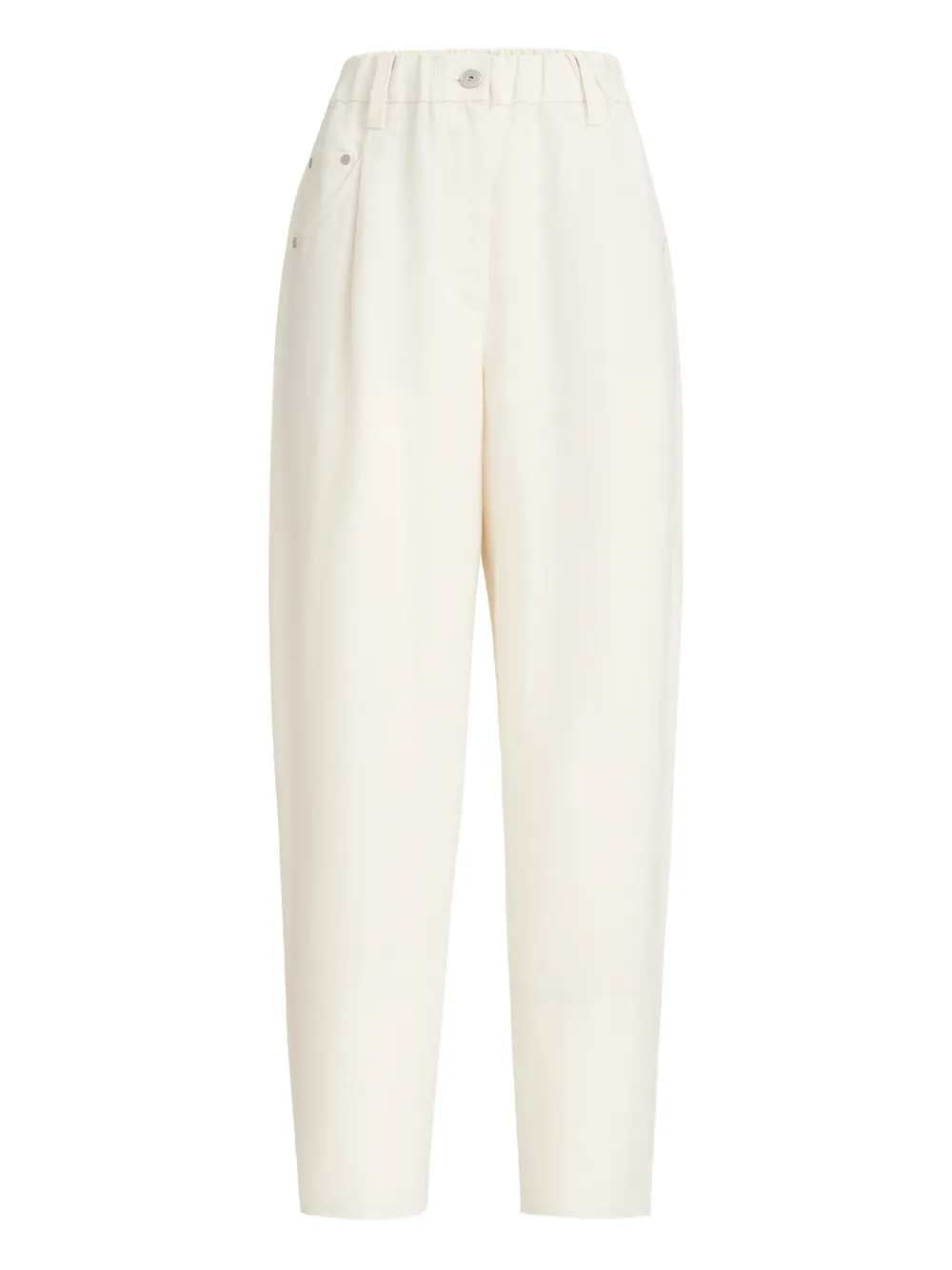 Brunello Cucinelli PANTS - Bianco | 4fa8304cfb14e345a767e85e29e35d732f051191