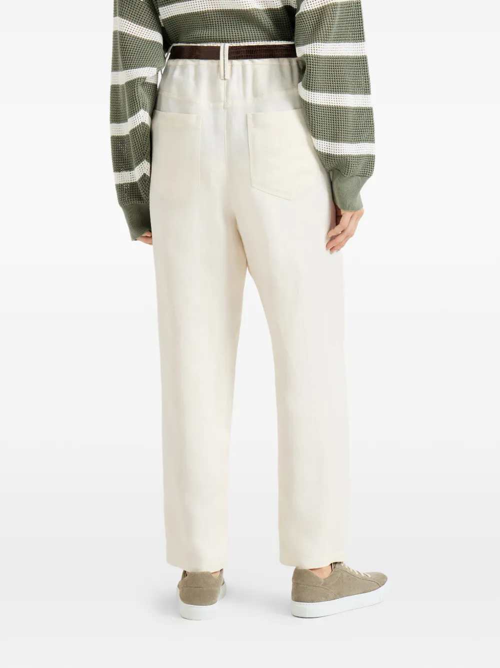 Brunello Cucinelli PANTS - Bianco | a4e69866ea723b4fd7491eb4cbeecef7bad81df6