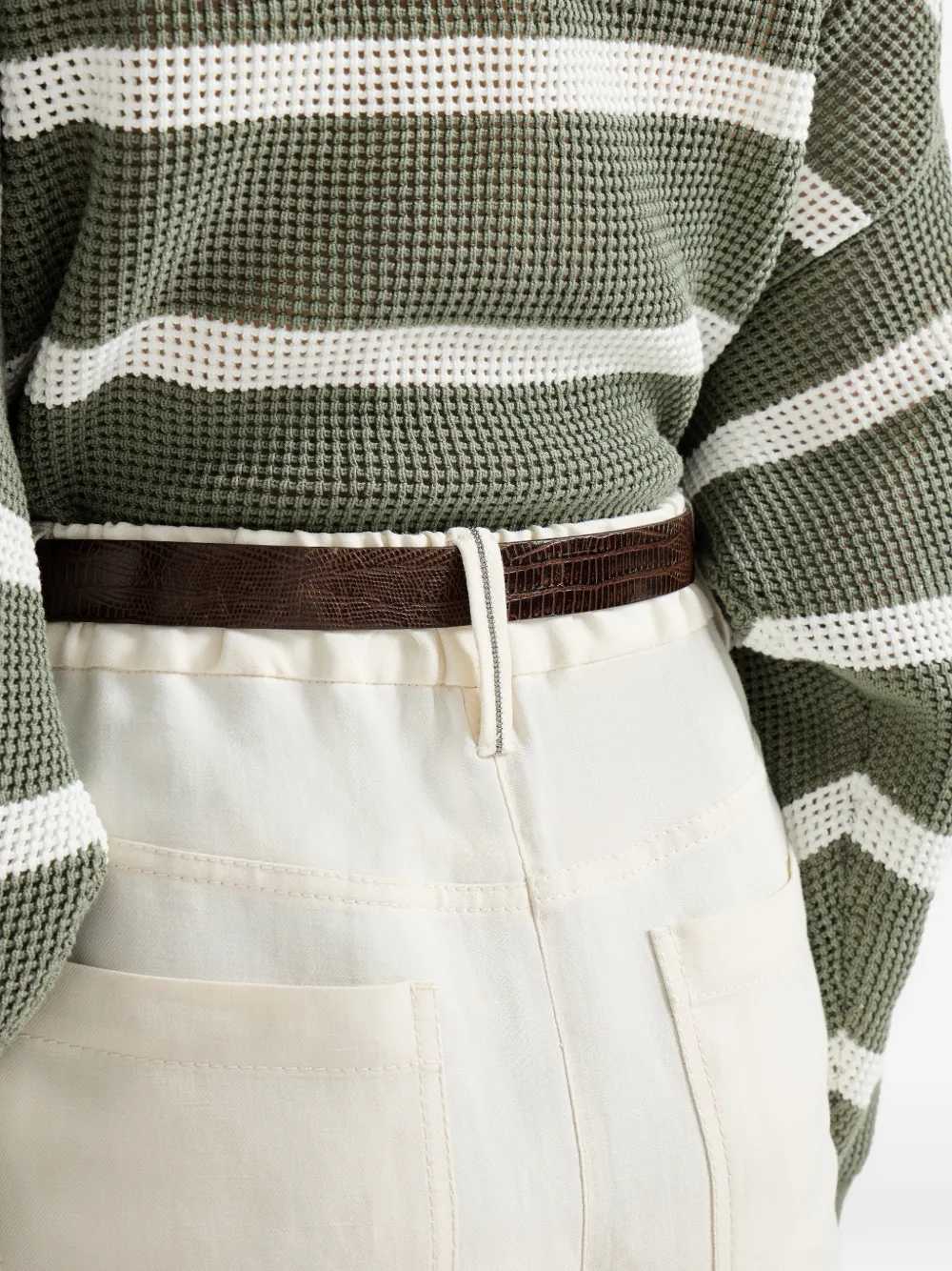 Brunello Cucinelli PANTS - Bianco | aa34a135b5bcb199f90402f646dbc9287fb877d1
