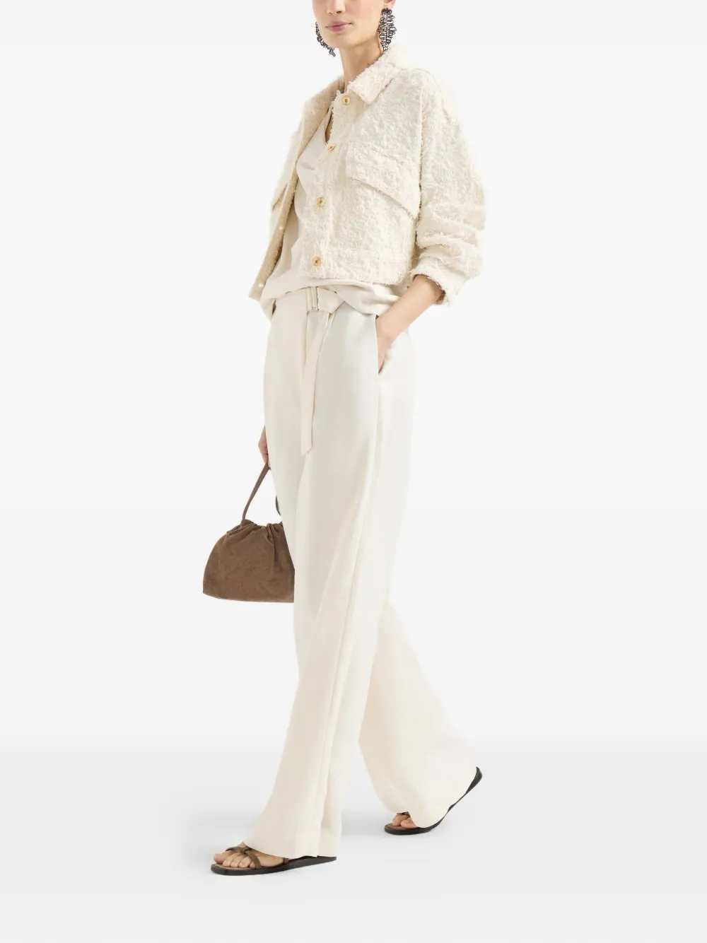 Brunello Cucinelli PANTS - Bianco | 974f5f6fc5886a3d9742646e1556f90d3b8b7a74