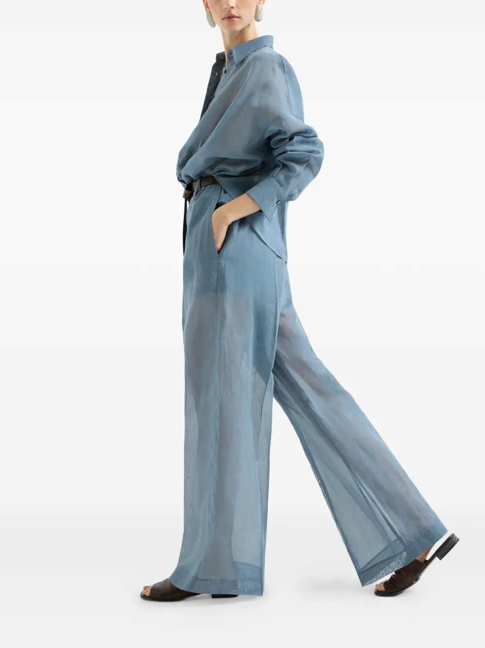 Brunello Cucinelli PANTS - Blu | c74307506b4abccde2ee215cde505b17c0c0ff46