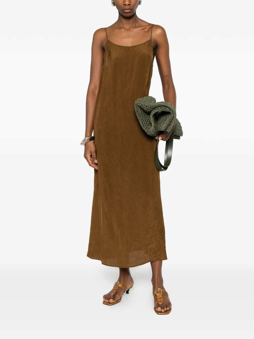 Uma Wang Long dresses - Marrone | e8247cea1cee85e24602946f143a0aa01b1a9cea