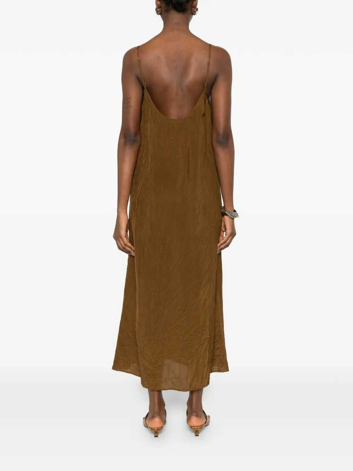 Uma Wang Long dresses - Marrone | c639c06c8ab468b7606d6ef4c4bba4e2616a37cd