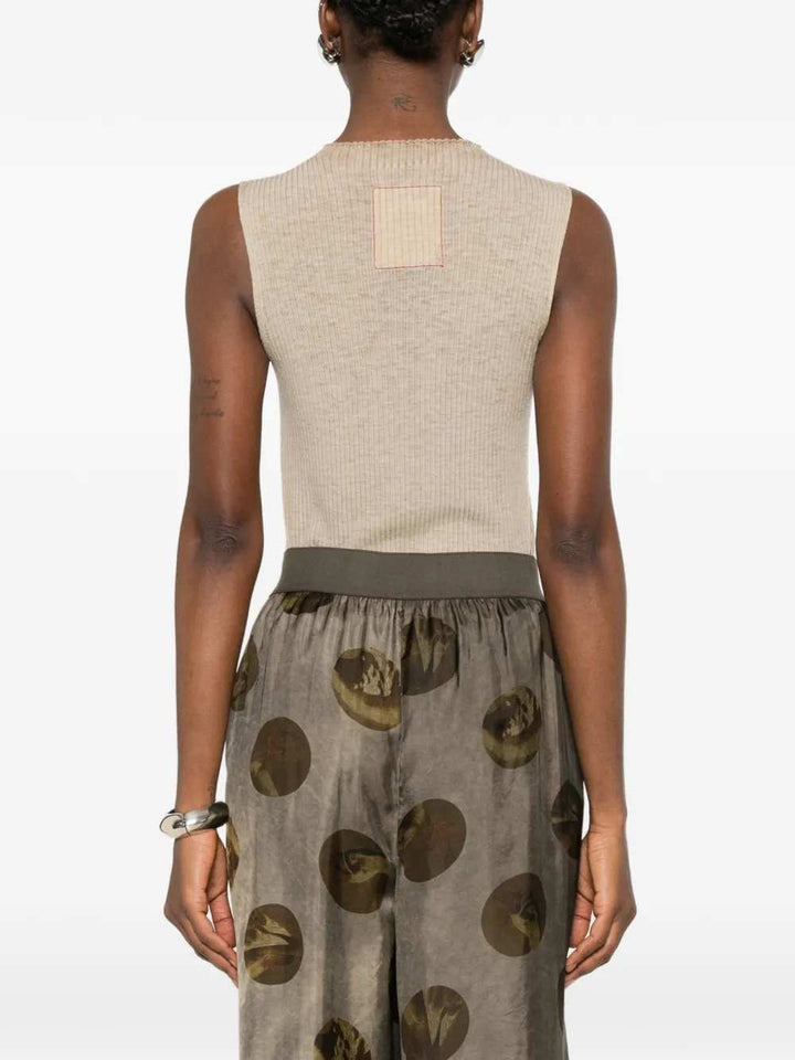 Uma Wang TOP - Marrone | 405cce6ea5ff06ca0afac1d3af5a45d517d4484d