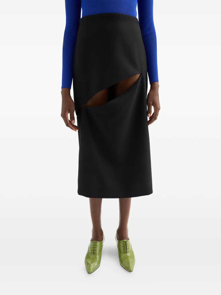 Jil Sander SKIRT - Nero | 5ad85a702671bee97d59254f6466c2c0ac5283ec