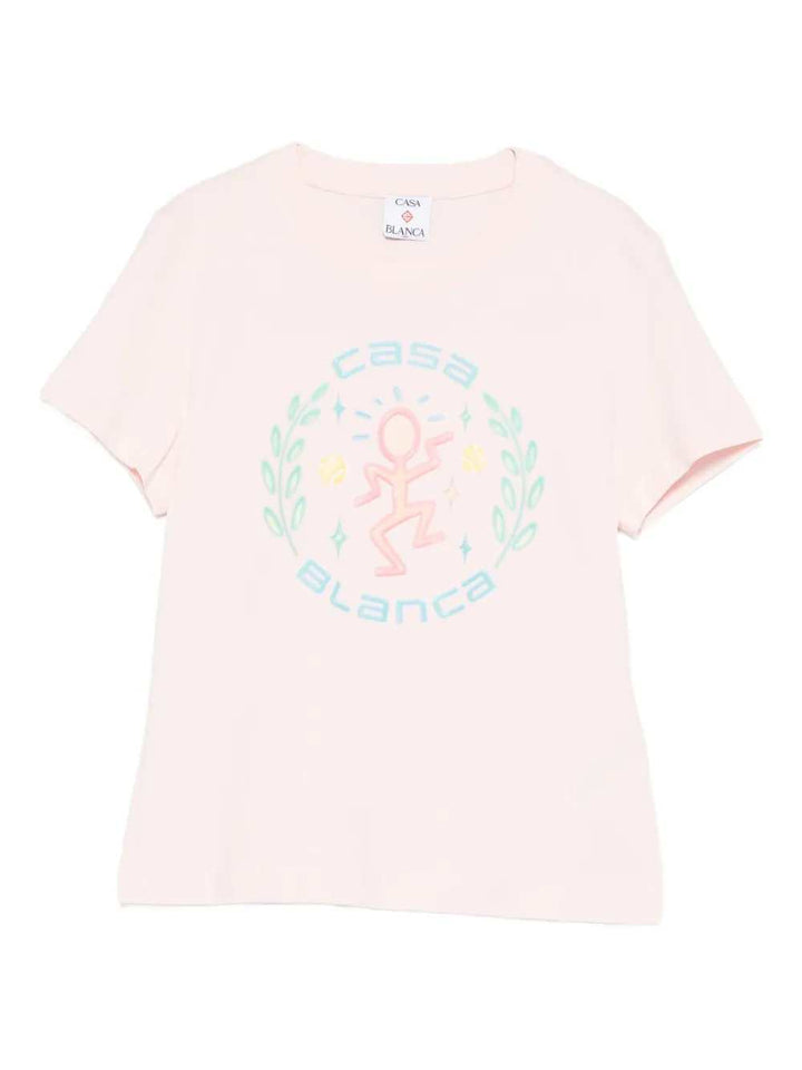 Casablanca TSHIRT - Pink & Purple | 3eee9943cd79021664da093c49d9c3f525bef008
