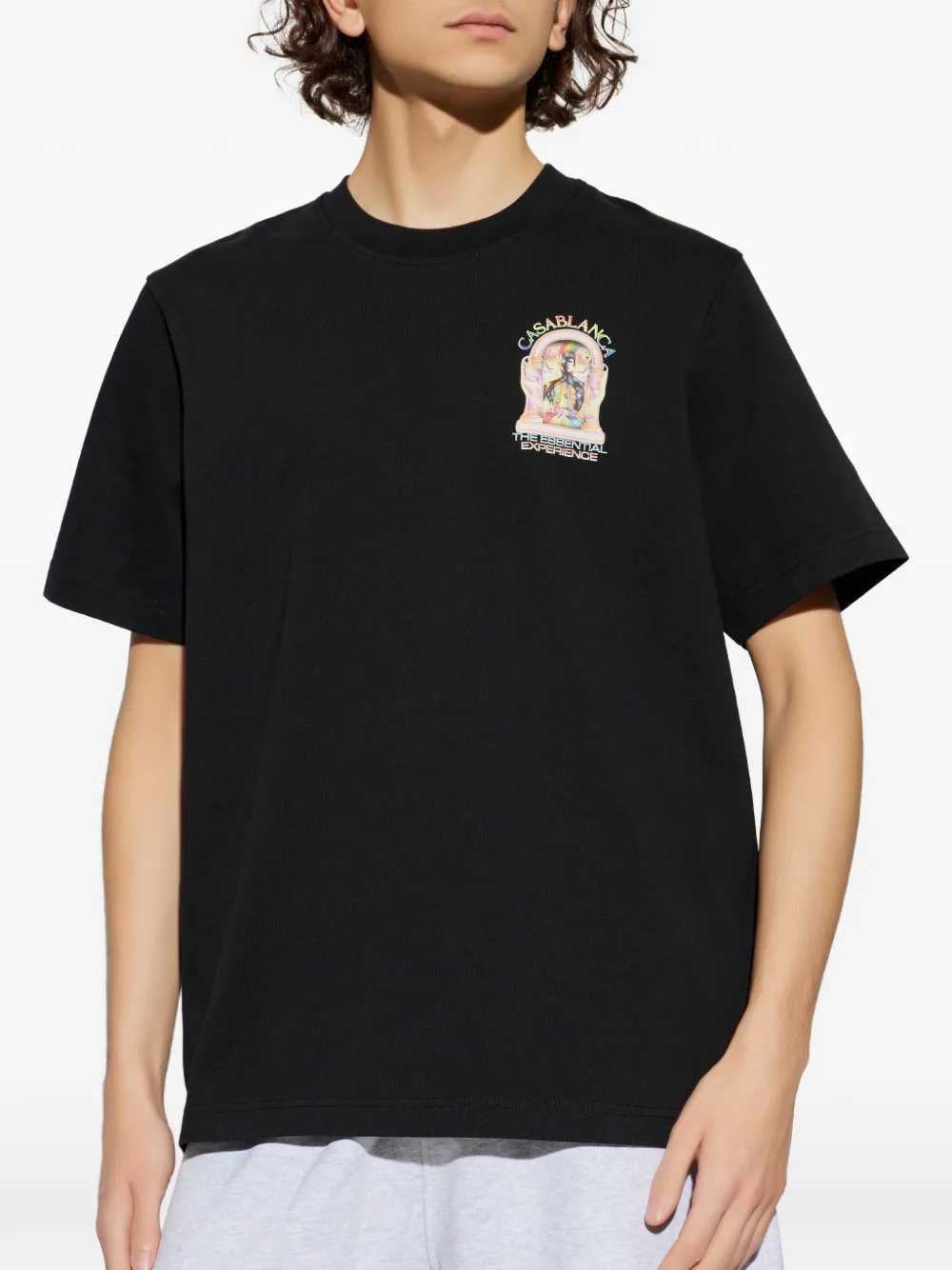 Casablanca TSHIRT - Nero | b3fc5a2373a4d2987809a40aab3d4c4258b587a8