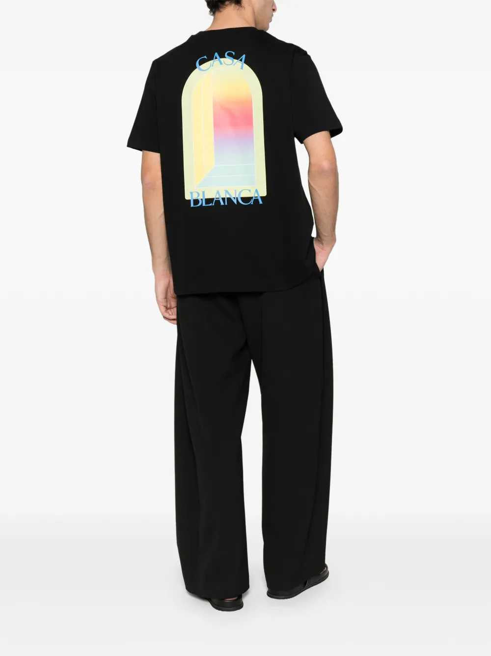 Casablanca TSHIRT - Nero | bb781ed9163437bb88a8bd4b9da7442d7f386003