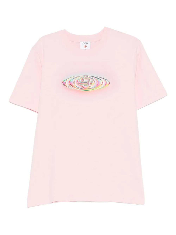 Casablanca TSHIRT - Pink & Purple | 22b5fd07f950bb2d9724efd691c106007190b99e