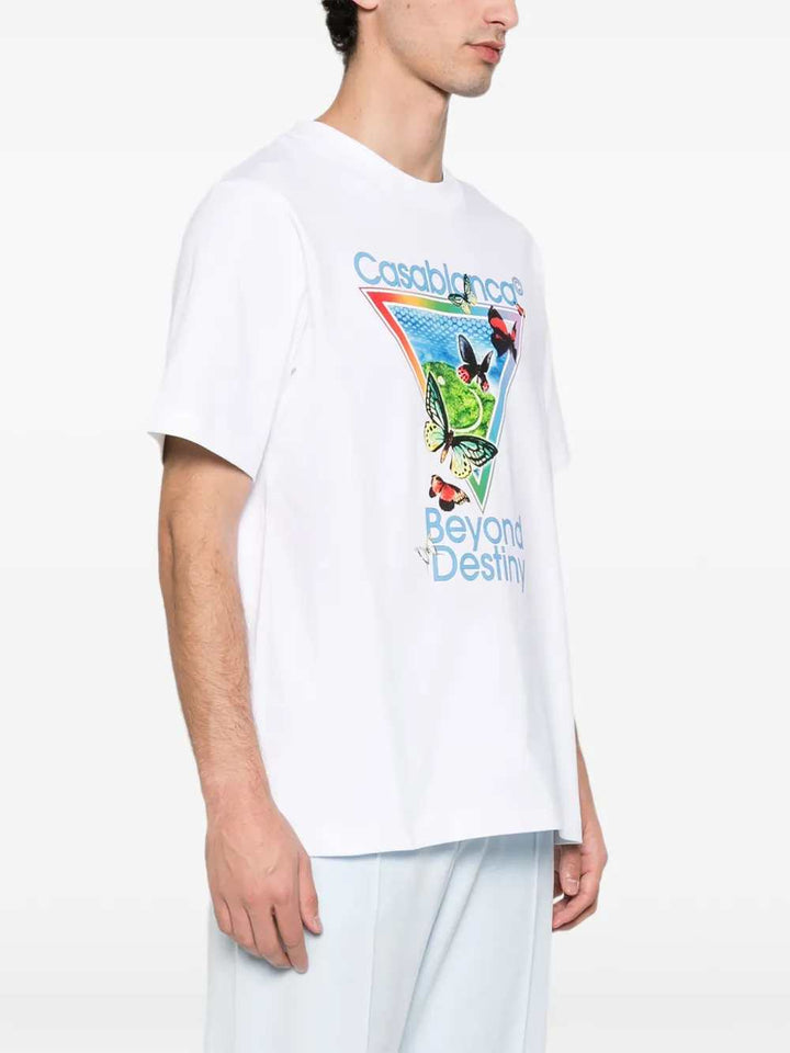 Casablanca TSHIRT - Bianco | f7feb8eafb62131aa73fecbfeb290b25971f7fdc