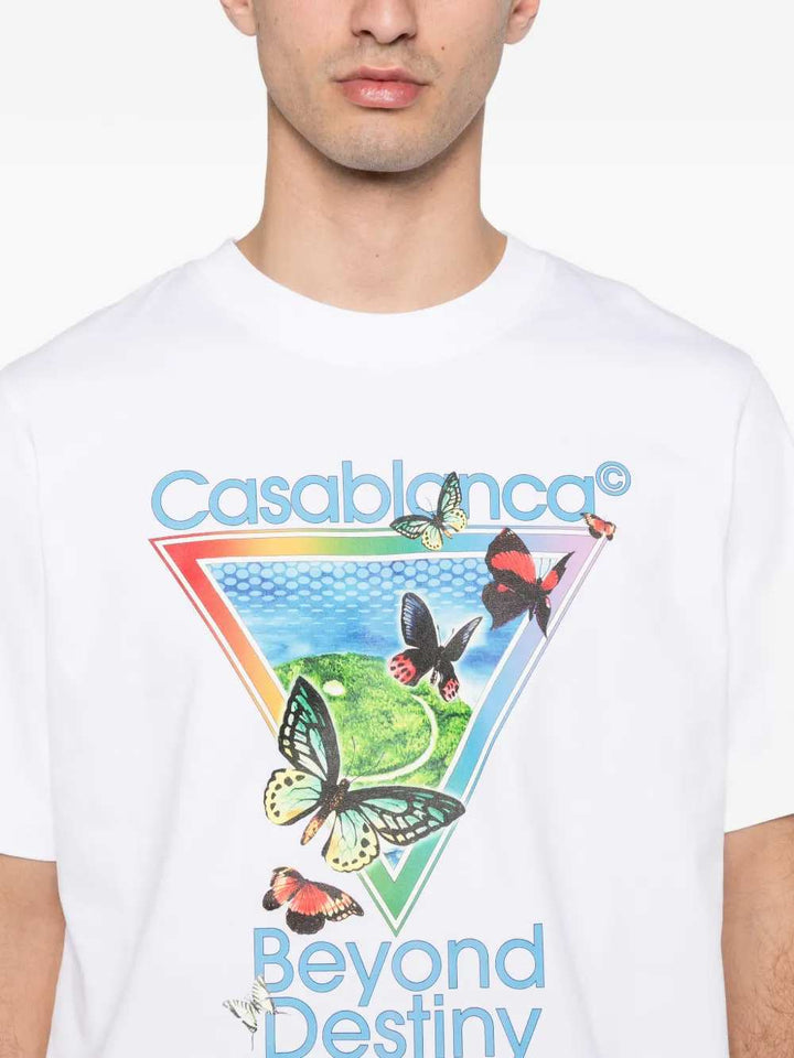 Casablanca TSHIRT - Bianco | 001589f0179225ad88102206ec7e055a5119d11c