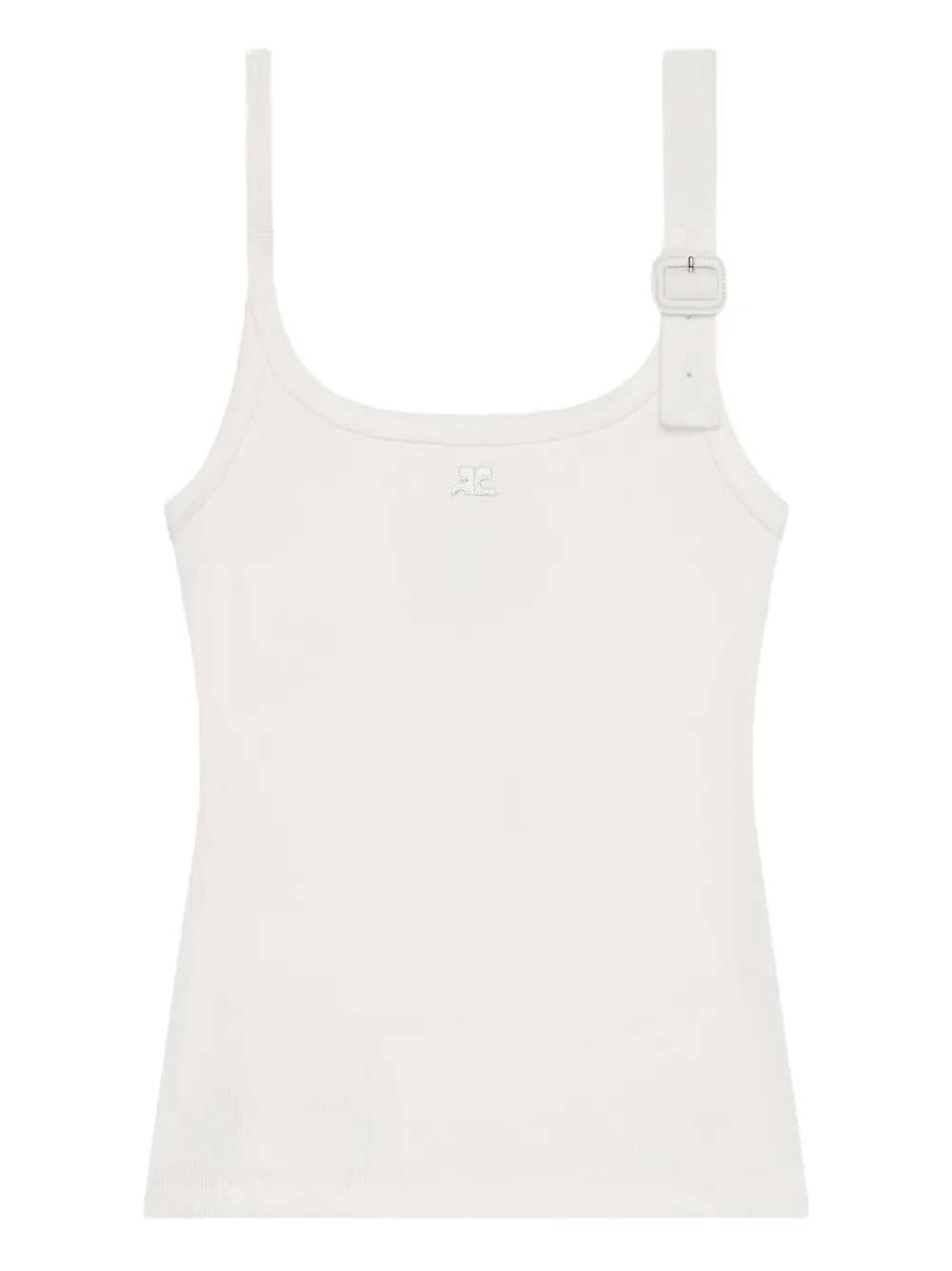 Courreges TOP - Bianco | f7f00c12d89df4e53b46b960afde20acbacac4c2
