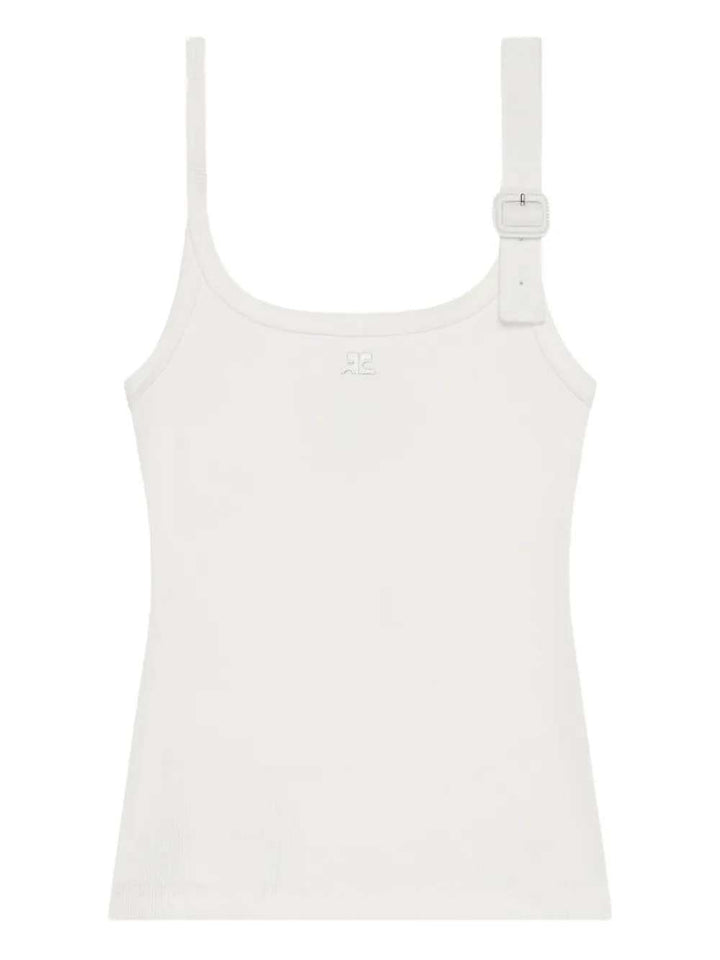 Courreges TOP - Bianco | f7f00c12d89df4e53b46b960afde20acbacac4c2