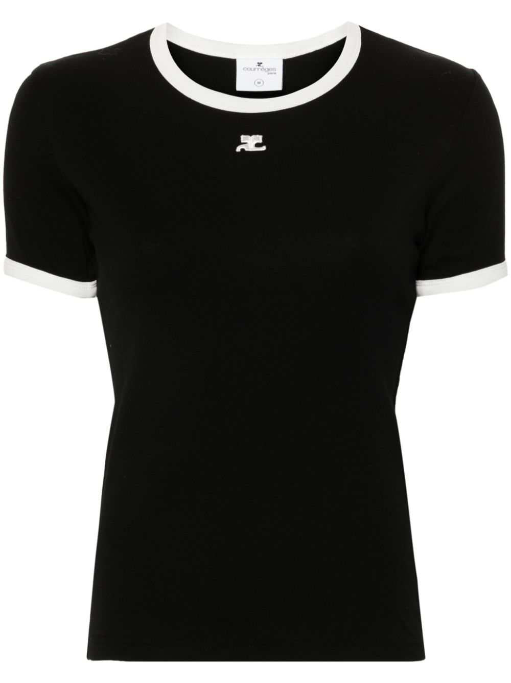 Courreges T-shirts - Nero | e096f44e52009b66bda42b9f19c27d47d7c00dd1