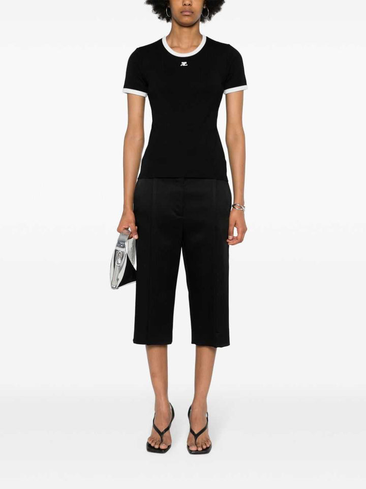 Courreges T-shirts - Nero | e91722723a9d9458745574da047d5f218838bd97