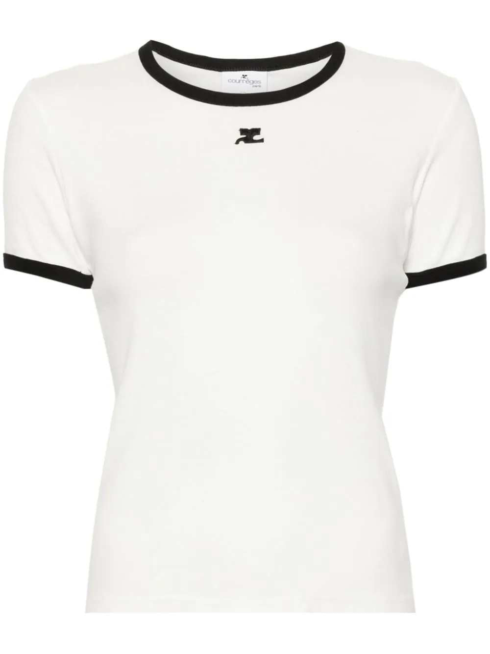 Courreges T-shirts - Bianco | 326eaf9beaacf7cd6b151a30706c17b01ebb1c5d