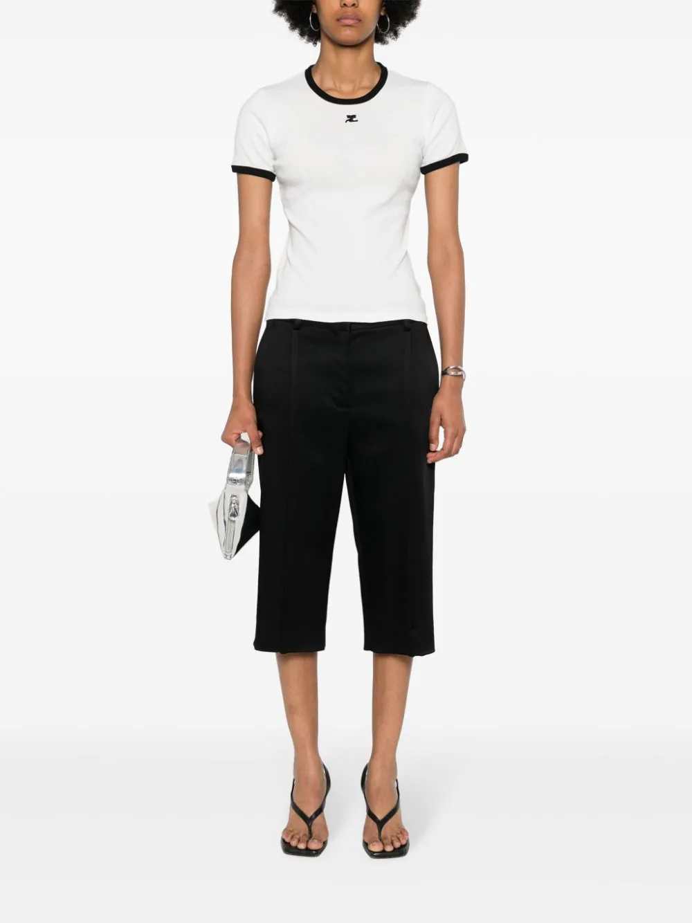 Courreges T-shirts - Bianco | fcb54c964789564fee4a06fe9e99d0ce060d194c