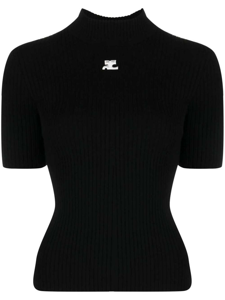 Courreges Sweater - Nero | 990f10d9e50e4180a7381c03ba4cffd7587be989