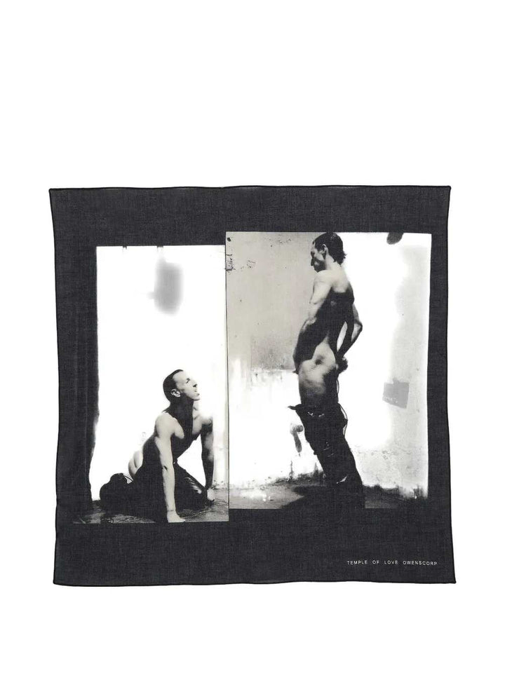 Rick Owens Drkshdw FOULARD - Nero | 7c0a68737564aa8ba8847fb9d3a4a0efbc87adfc