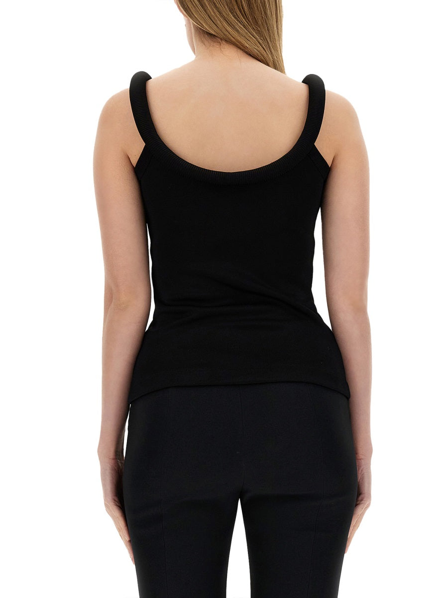 Alexander McQueen Top - Nero | Wanan Luxury