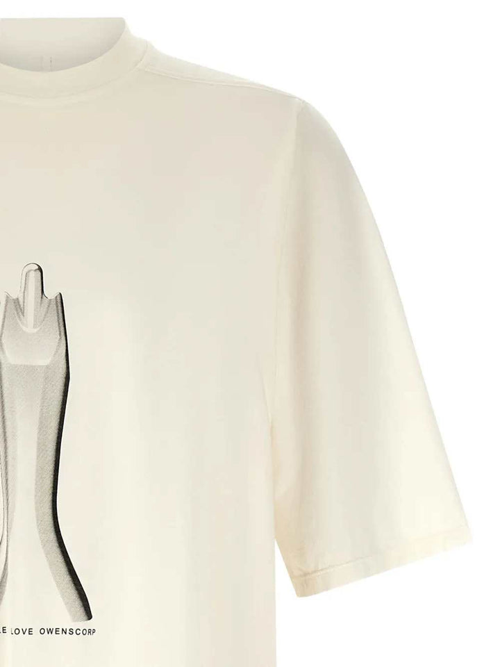 Rick Owens Drkshdw TSHIRT - Bianco | d326aab3b8edea74a85293e2db67162b1283f433