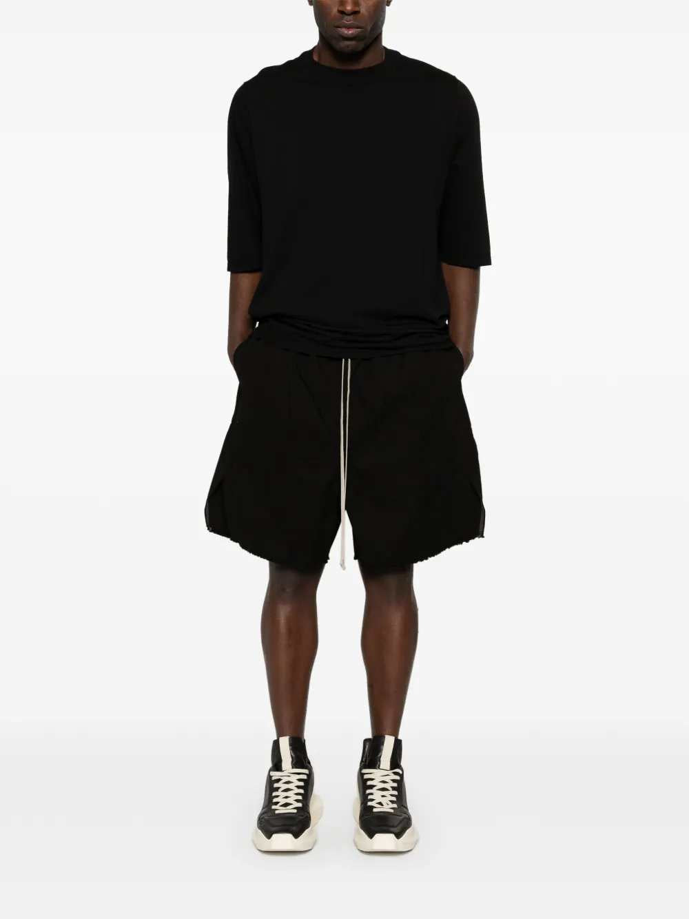 Rick Owens Drkshdw SHORTS - Nero | 27ab2a0c80ec8fcffb14b83c70c18c7206feaec3