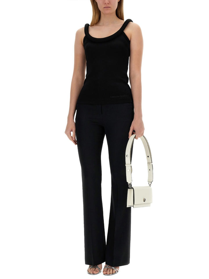 Alexander McQueen Top - Nero | Wanan Luxury