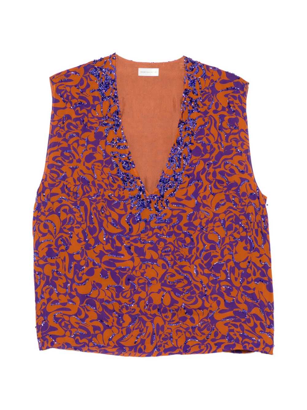 Dries Van Noten TOP - Rosso | 8206033acae46e53d0698389020137a69d22eabb