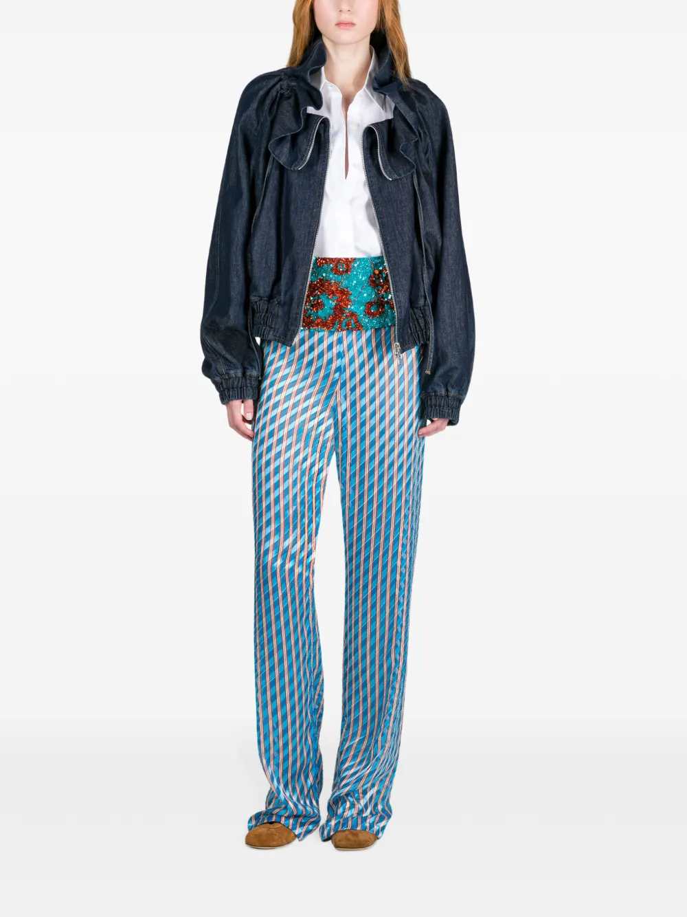 Dries Van Noten JACKET - Blu | ed710e20bd3102f06ead489c48b58854a49e0ad9