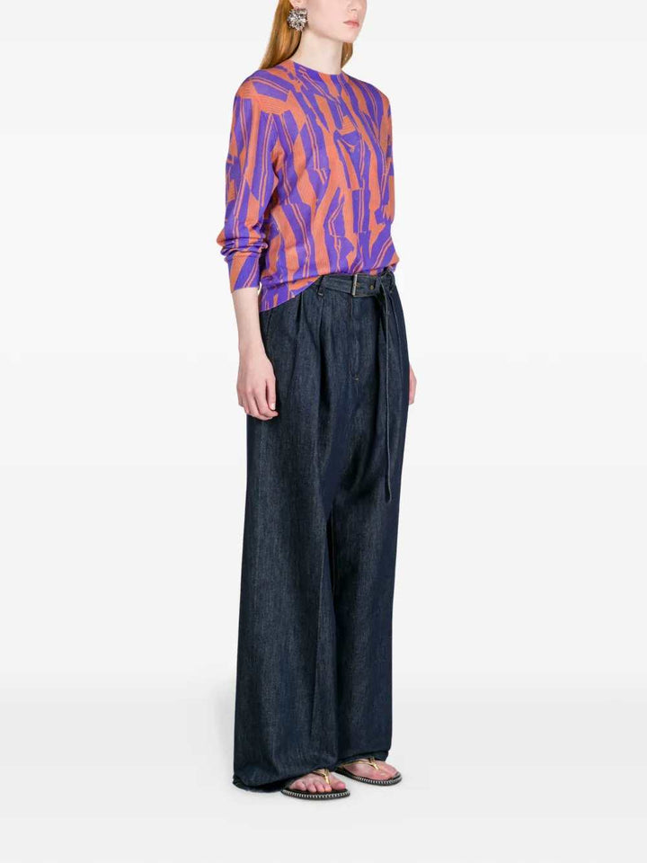 Dries Van Noten PANTS - Blu | 953ff51ab027d3af727b5fe2e7a176232ca16cdb
