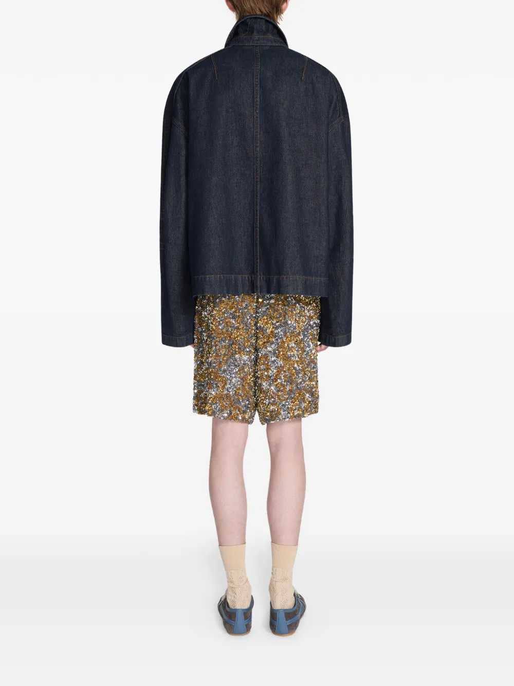 Dries Van Noten SHORTS - Metallic | 90aaab9a230918c251c57a182c87d321b833bfb5