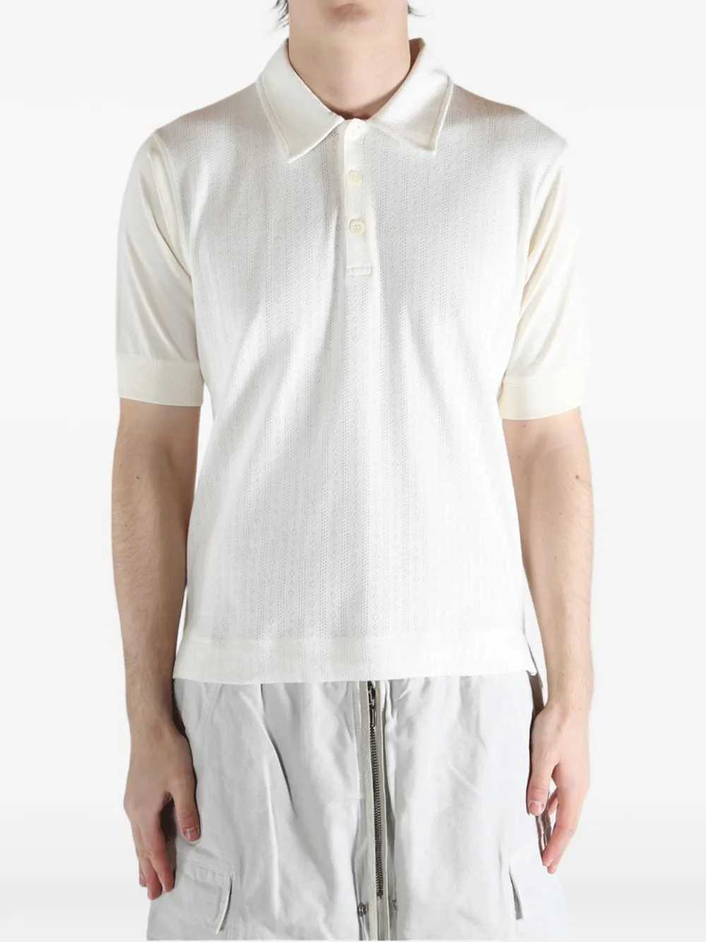 Dries Van Noten POLO - Bianco | 8604c6d3b54f7ac310a3aec7b0eaa82f4c368cc7