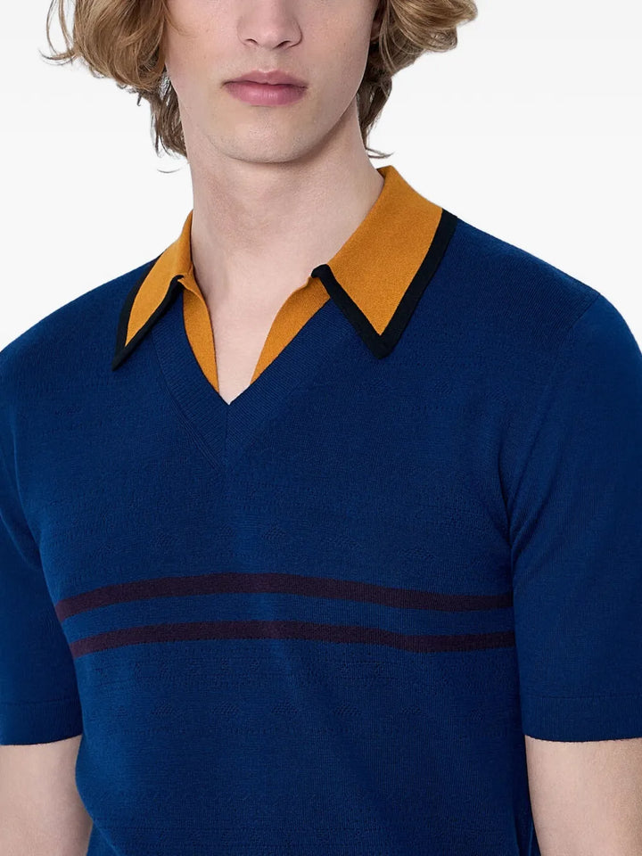 Dries Van Noten POLO - Blu | 2aef25ab49b838d4b8c03ee8bb40310f407668bd