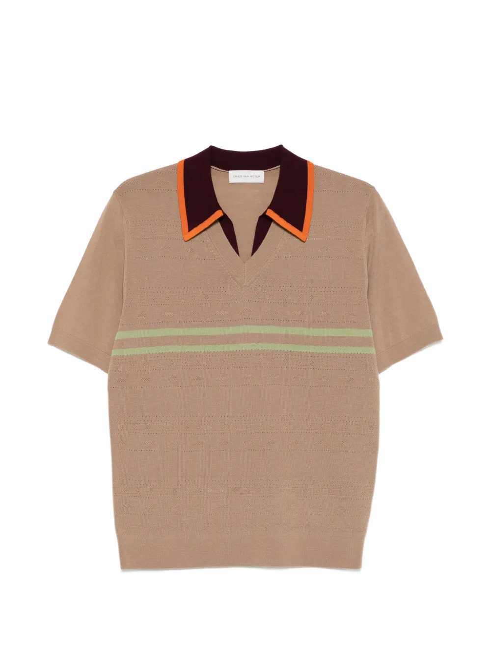 Dries Van Noten POLO - Marrone | afa445cb21b945d9baf4aad90063e3537fd37155